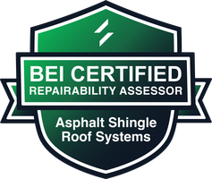 BEI Certified Repairability Assessor — Asphalt Shingle Roof Systems